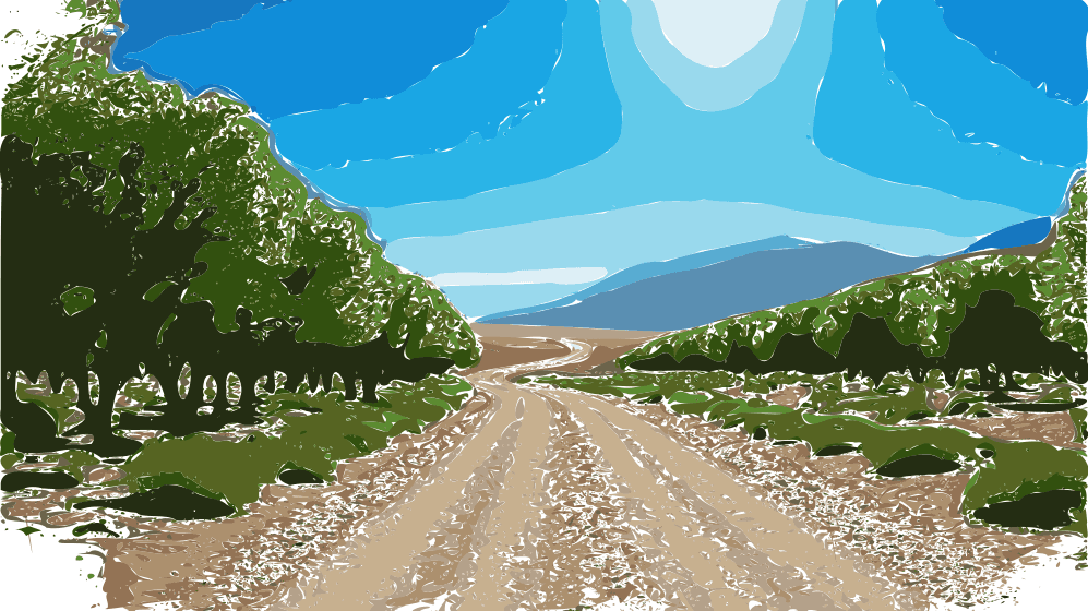 Image of path to follow.