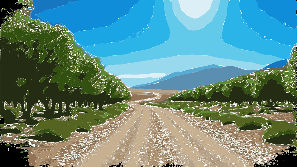 Image of path to follow.